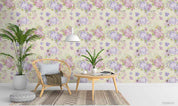 3D Pattern Floral Morning Glory Apricot Wall Mural Wallpaper YXL 2237