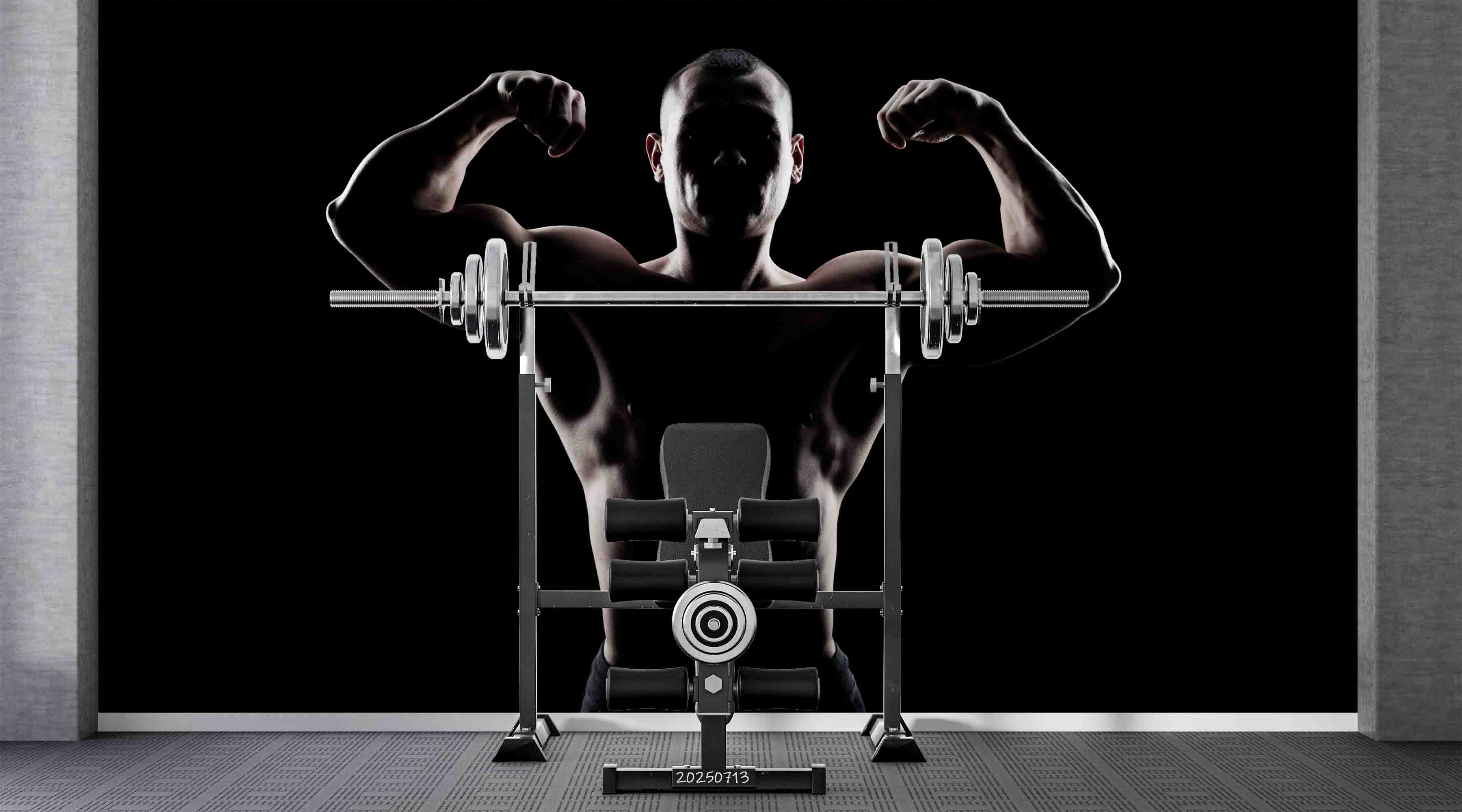 3D Gym Fitness Gymnasium Dumbbell Wall Mural Wallpaper 68