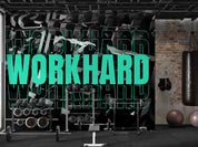 Copy of 3D Pattern Sports Apparatus Shoes Weightlifting Wall Mural Wallpaper YXL 1748