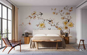 3D Ink Plum Blossom Branch Wallpaper Wall Mural Wall Decor Wall Art Wall Sticker Remoable Wallpaper LQH