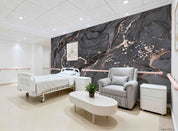 3D Aged Care Retirement Home Gerocomium Rest Home Marble Black Wall Mural Wallpaper 21