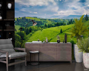 3D Hotel Inn Motel Hostel Resort Manor Scenery Wall Mural Wallpaper 16