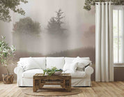 3D Watercolor Grey Forest Lake Wallpaper Wall Mural Wall Decor Wall Art Wall Sticker Remoable Wallpaper LQH