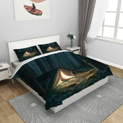 3D Tree Tent Lassock Grassland Quilt Cover Set Bedding Set Duvet Cover Pillowcases 1186