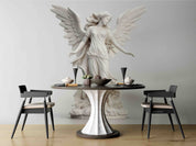 3D Sculpture Angel Wing Wall Mural Wallpaper YXL 2472