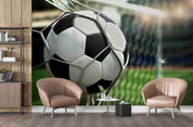 Football Net Football Stadium Wallpaper football stadium wall mural for sports room, club room or fan space - view 3