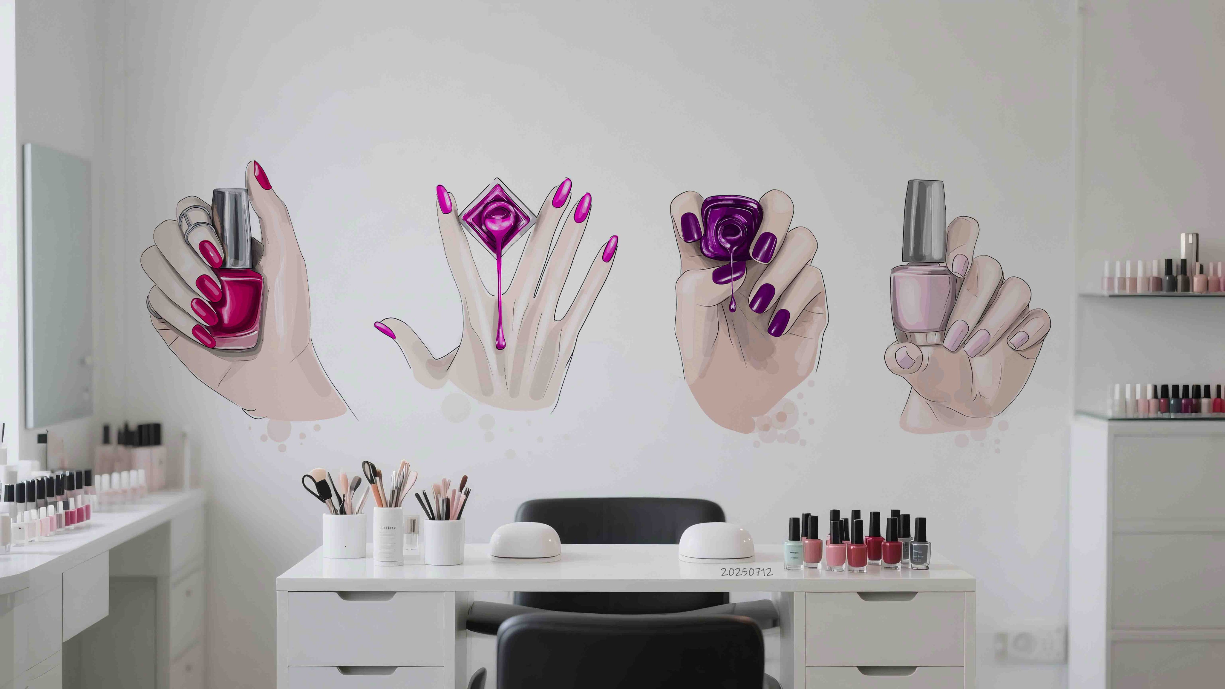 3D Salon Shop Beauty Salon Nail Salon Wall Mural Wallpaper 42