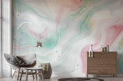 3D Abstract Damaskeen Gold Dust Texture Wall Mural Wallpaper YXL 631