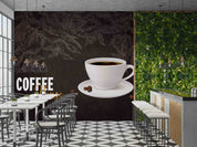 3D Coffee Shop Wall Mural Wallpaper 24