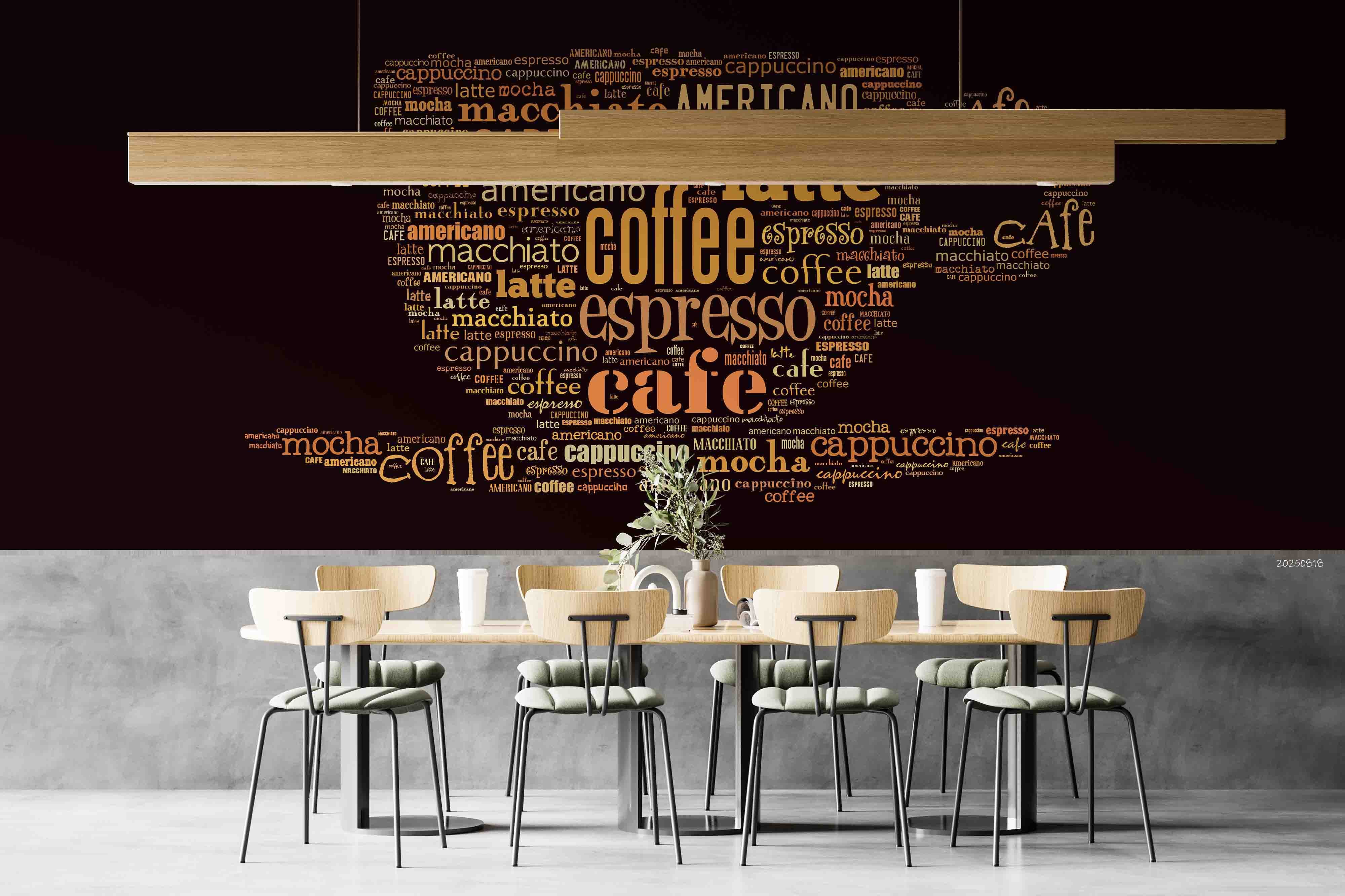 3D Restaurant Snack Bar Coffee Shop Wall Mural Wallpaper 71