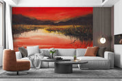 3D Oil Painting Tree Mountain Sea Grassland Wall Mural Wallpaper YXL 123