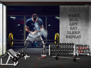 3D Gym Fitness Gymnasium Dumbbell Wall Mural Wallpaper 67