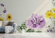 3D Colorful Floral Border Wall Mural Wallpaper GD 3453- Jess Art Decoration