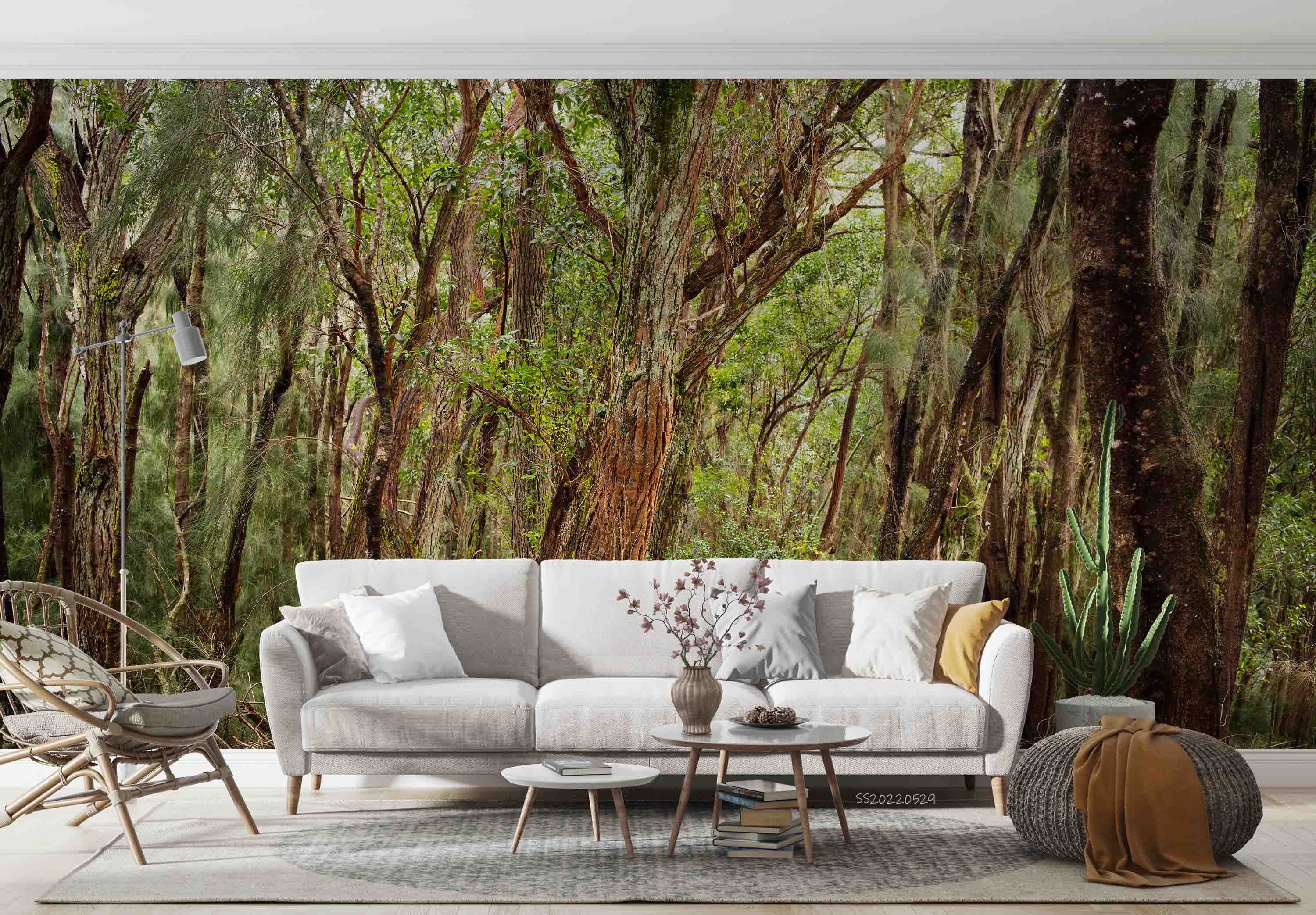 3D Strange Ironwood Forest Wall Mural Wallpaper GD 4286- Jess Art Decoration