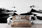 3D Watercolor Black Ink Mountains Wallpaper Wall Mural Wall Decor Wall Art Wall Sticker Remoable Wallpaper LQH 2
