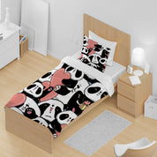 3D Animal Panda Love Claw Quilt Cover Set Bedding Set Duvet Cover Pillowcase 1446