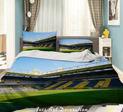 3D Borussia Dortmund Spectator Seats Sky Quilt Cover Set Bedding Set Duvet Cover Pillowcase 733