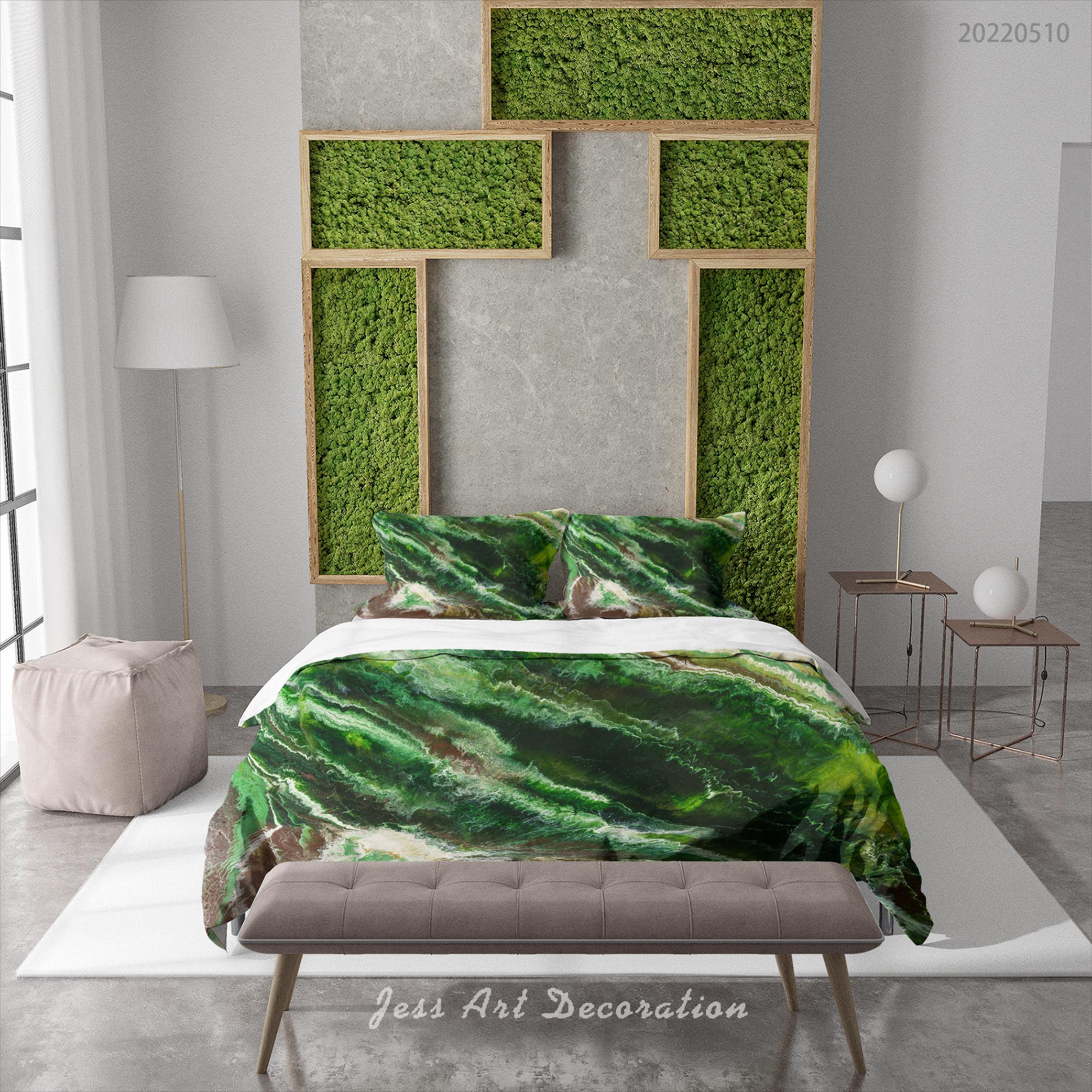 3D Sandbeach Sea Wave Quilt Cover Set Bedding Set Duvet Cover Pillowcase 07