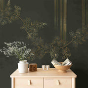 3D Abstract Gold Branch Leaf Wallpaper Wall Mural Wall Decor Wall Art Wall Sticker Remoable Wallpaper LQH