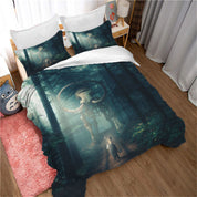 3D Forest Monster Tree Child Quilt Cover Set Bedding Set Duvet Cover Pillowcases 1202