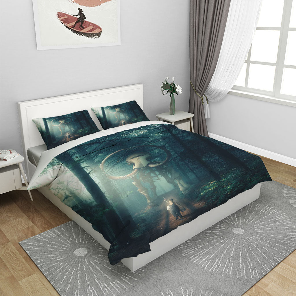 3D Forest Monster Tree Child Quilt Cover Set Bedding Set Duvet Cover Pillowcases 1202