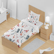 3D Animal Flamingo Japanese Crane Quilt Cover Set Bedding Set Duvet Cover Pillowcase 1451