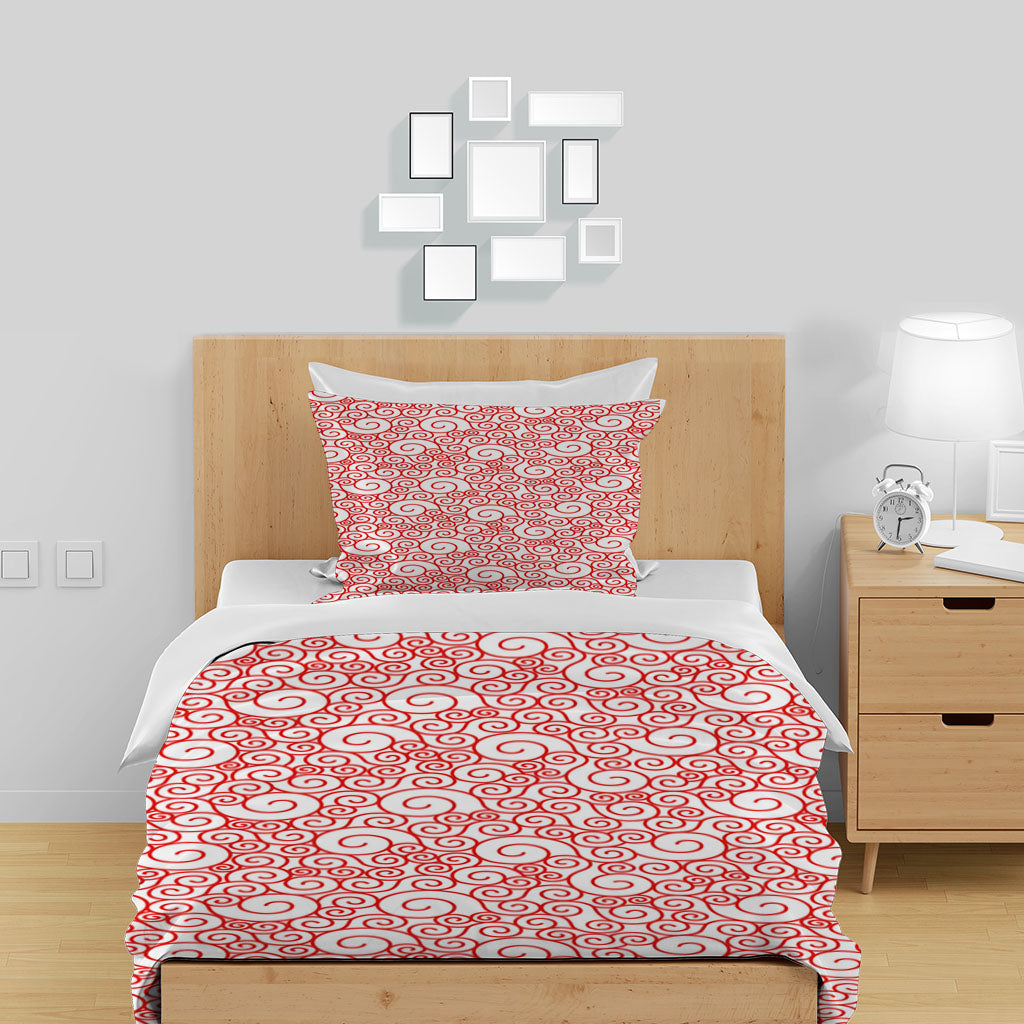 3D Line Round Figure Quilt Cover Set Bedding Set Duvet Cover Pillowcase 1453