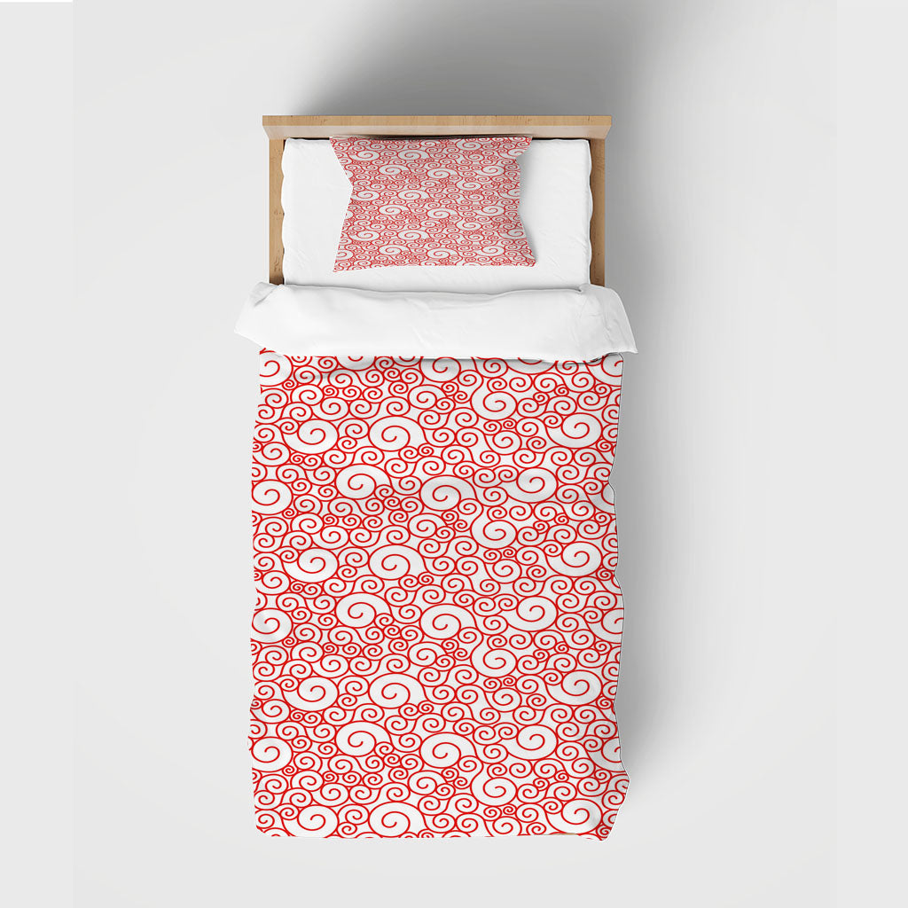 3D Line Round Figure Quilt Cover Set Bedding Set Duvet Cover Pillowcase 1453