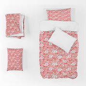 3D Line Round Figure Quilt Cover Set Bedding Set Duvet Cover Pillowcase 1453