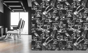 3D Barber Shop Hair Salon Haircut Specialist Wall Mural Wallpaper 4