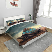 3D Sea Turtle Bird House Quilt Cover Set Bedding Set Duvet Cover Pillowcases 1126