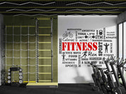 3D Gym Fitness Gymnasium Wall Mural Wallpaper 61