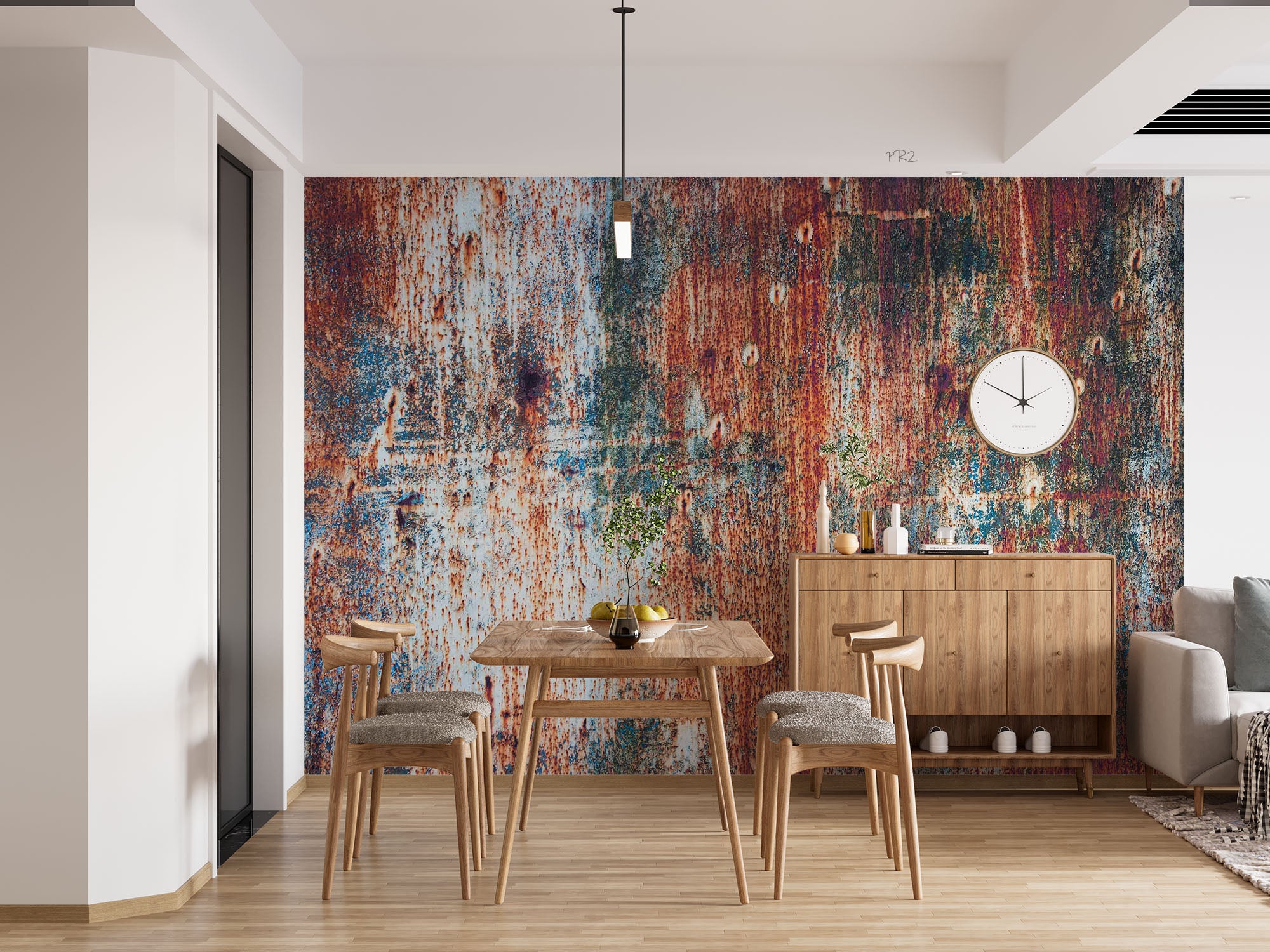 3D Vintage Rust Background Wall Mural Wallpaper GD 3830- Jess Art Decoration