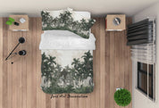 3D Forest Tree Quilt Cover Set Bedding Set Duvet Cover Pillowcase 684