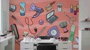 3D Salon Shop Beauty Salon Manicure Set Manicure Tools Wall Mural Wallpaper 35