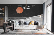 3D Chinese Painting Mountains Sunrise Wallpaper Wall Mural Wall Decor Wall Art Wall Sticker Remoable Wallpaper LQH 12