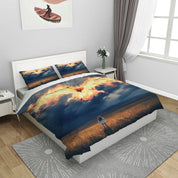 3D Grassland Fire Lassock Sky Quilt Cover Set Bedding Set Duvet Cover Pillowcases 1206