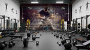 3D Gym Fitness Gymnasium Dumbbell Wall Mural Wallpaper 66