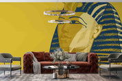 3D Egypt Gold Sphinx Wallpaper Wall Mural Wall Decor Wall Art Wall Sticker Remoable Wallpaper LQH
