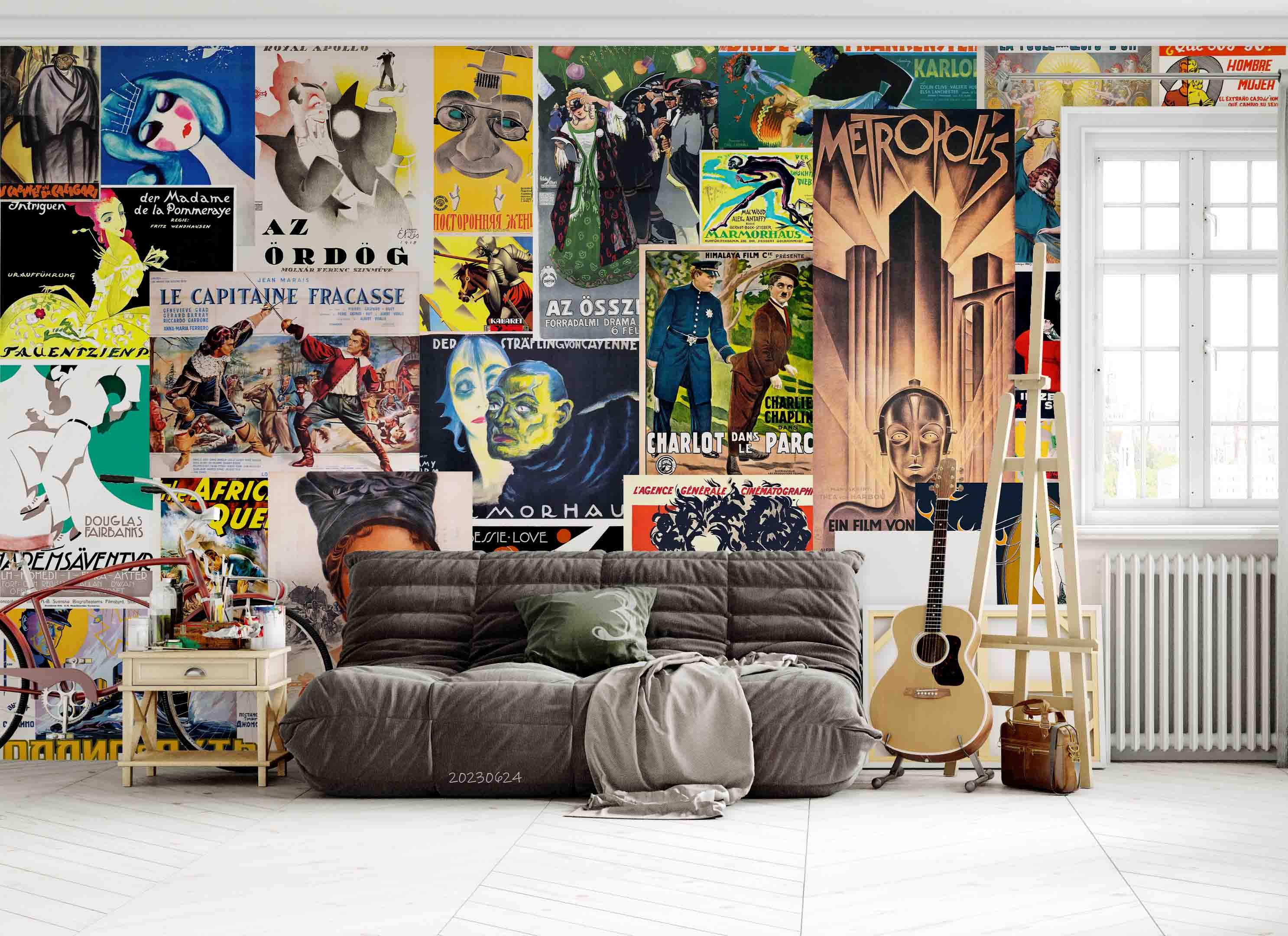 3D Cartoon Figure Book Wall Mural Wallpaper YXL 20- Jess Art Decoration