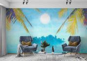 3D Summer Sea Sky Island Scenery Wallpaper Wall Mural Wall Decor Wall Art Wall Sticker Remoable Wallpaper