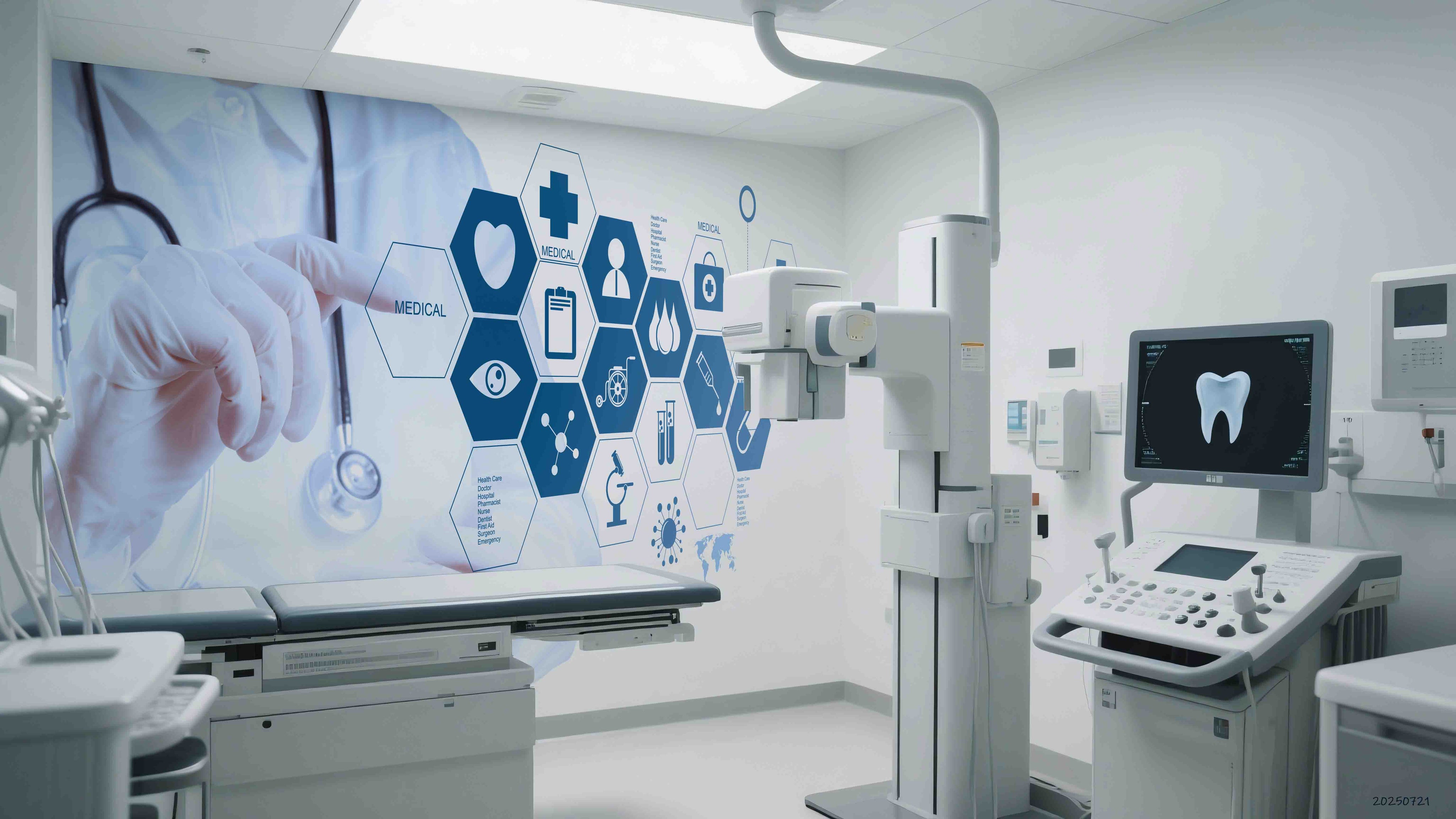 3D Clinic Hospital Rehabilitation Center Health Wall Mural Wallpaper JN 10