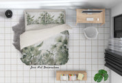 3D Forest Tree Leaf Quilt Cover Set Bedding Set Duvet Cover Pillowcase 639
