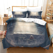 3D Tree Mountain Light Trunk Quilt Cover Set Bedding Set Duvet Cover Pillowcases 1210