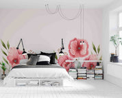 3D Watercolor Floral Spring Background Wall Mural Wallpaper GD 3511- Jess Art Decoration