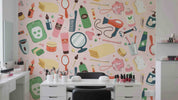 3D Salon Shop Beauty Salon Manicure Set Manicure Tools Wall Mural Wallpaper 15