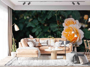 3D Yellow Rose Floral Leaf Wallpaper Wall Mural Wall Decor Wall Art Wall Sticker Remoable Wallpaper