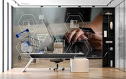 3D Office Business Commerce Technology Mdern Wall Mural Wallpaper 29