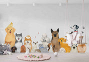 3D Cartoon Animal Dog Cute Kids Wallpaper Wall Mural Wall Decor Wall Art Wall Sticker Remoable Wallpaper