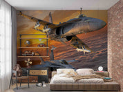 3D Boeing F-18 F Super Hornet Wall Mural Wallpaper GD 5413- Jess Art Decoration